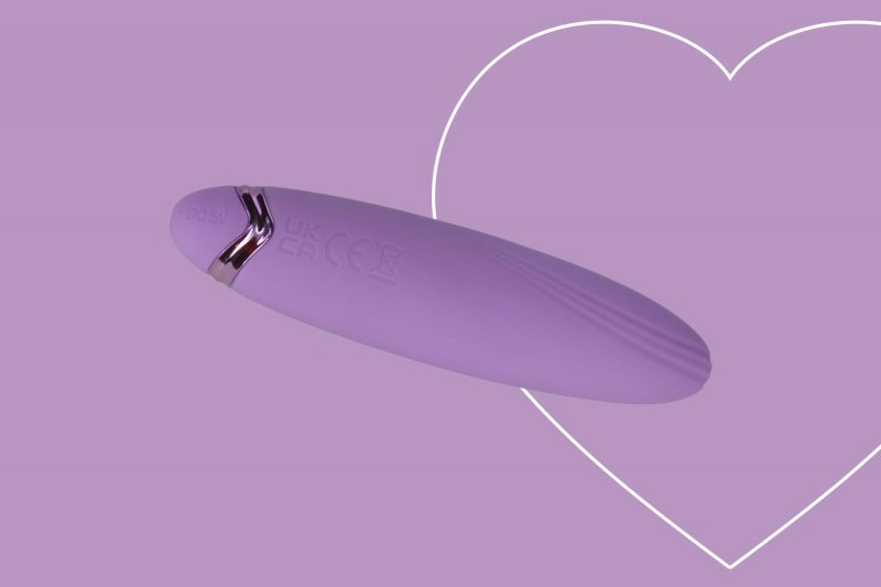 Damski masażer do pochwy i łechtaczki PleasureArrow violet 