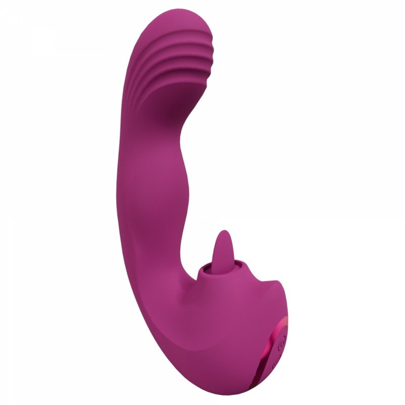 Wibrator damski z języczkiem Yumi G-Spot różowy