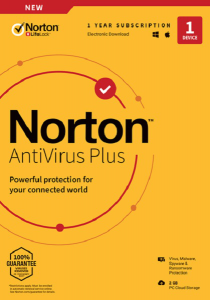 NORTON LIFE LOCK ANTIVIRUS PLUS 2GB PL 1 User 1 Device 12MO Generic RET1 MM