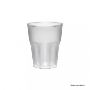 Plastikowa szklanka do napojów, whisky niska, szroniona, rox glass, 290 ml, 120 szt