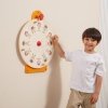 VIGA Tablica Ścienna Koło Pokaż Emocje i Wyraz Twarzy Montessori