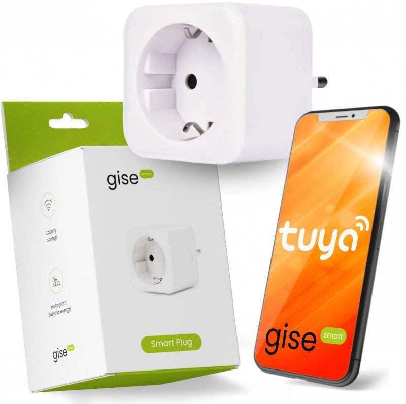GISE SMART Plug Sterowane gniazdko WiFI Tuya