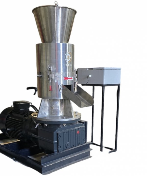 Peleciarka wolnoobrotowa 15kW z ruchomymi rolkami Model EWP-250DC