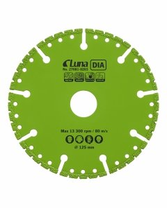 Tarcza tnąca wielofunkcyjna DIA Luna 125x1x22,23 mm
