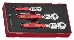 Zestaw pokręteł zapadkowych przegubowych Teng Tools TEA7203