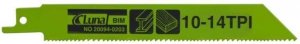 Brzeszczoty szablaste bimetalowe, do drewna i metalu 150x19x0,9 z 10/14 (5 szt.)