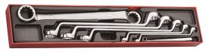 7-elementowy zestaw kluczy oczkowych Teng Tools TTX6707