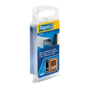 Zszywki Rapid z drutu cienkiego nr 53F (10 mm) - opakowanie 648 szt.