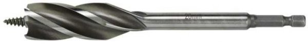 Wiertło do drewna z 4 ostrzami z chwytem 1/4&quot; 14 mm