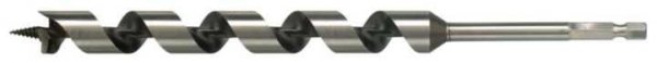 Wiertło do drewna z chwytem 1/4&quot; do uchwytu wiertarskiego 19 mm