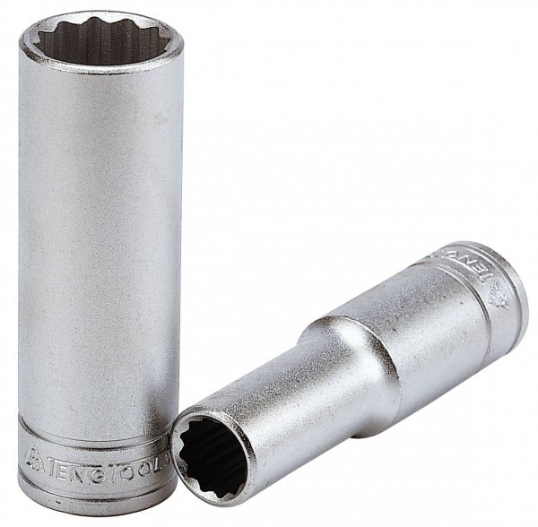 Nasadka długa 1/4&quot; 12-kątna 8 mm