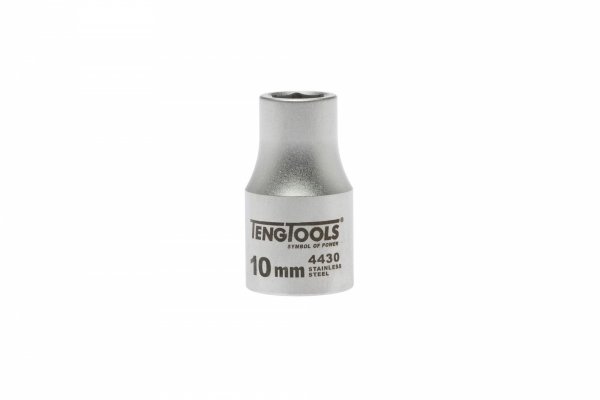Nasadka 6-kątna nierdzewna z chwytem 1/2&quot; 10 mm