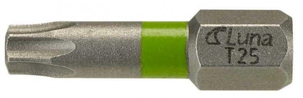 Groty wkrętakowe ze strefą skrętną Torx H6.3 25 mm TX25 (50 szt.)
