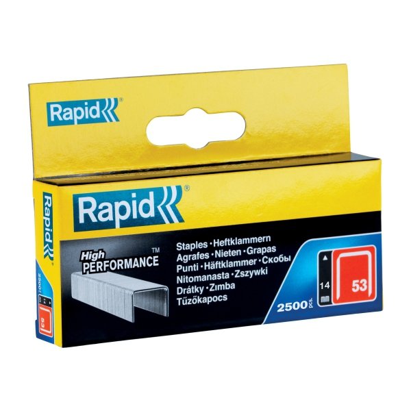 Zszywki Rapid z drutu cienkiego nr 53 (14 mm) - opakowanie 2500 szt.