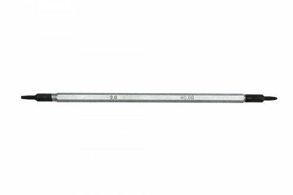 Trzon dwustronny do wkrętaków precyzyjnych płaski 2,0 mm x PH0