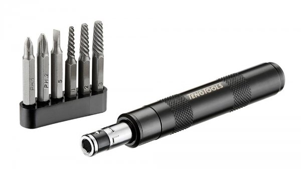 7-elementowy zestaw wkrętaka udarowego Teng Tools IDSE7