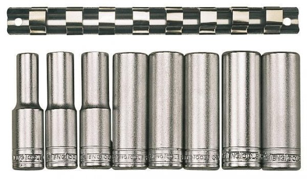Nasadki w zestawie. Z chwytem kwadratowym 1/2&quot;. Teng Tools M1207