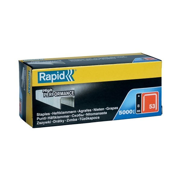 Zszywki Rapid z drutu cienkiego nr 53 (8 mm) - opakowanie 5000 szt.