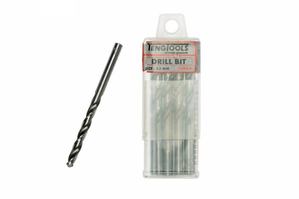 Wiertło kręte krótkie 6,5 mm (10 szt.) DBx065