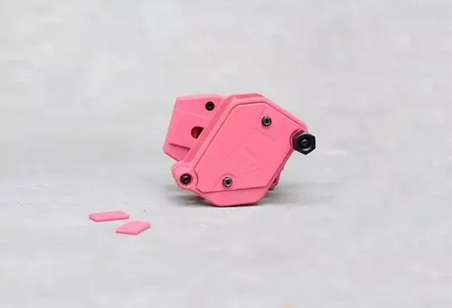Wielopozycyjna, szybka ładownica na magazynek pistoletowy - różowa