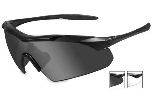 Okulary Wiley X® Vapor Grey/Clear - Black Frame