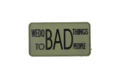 Naszywka 3D - We do bad things