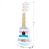 Gitara klasyczna drewniana dla dzieci - kolorowe pudło rezonansowe 6 strun ECOTOYS