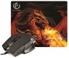 RED DRAGON zestaw gamingowy mysz + podkładka