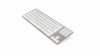 Klawiatura aluminiowa Mac Tenkeyless Bluetooth srebrna