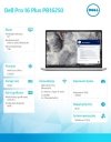 Laptop Dell Pro 16 Plus PB16250 W11P Ultra 7 266V/16GB/512GB SSDG4 CL35/16.0 FHD+Touch/Arc/FgrPr&SmtCd/FHD/IRCam/Mic/WLAN+BT/Bck