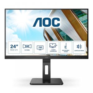 Monitor AOC 23,8 24P2QM VGA DVI HDMI DP USB 3.0x4 głośniki 2x2W