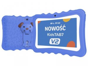 Tablet KidsTAB7 V2 4/32GB niebieskie etui kamera 2MP