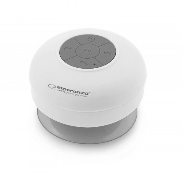 Głośnik Bluetooth Esperanza Sprinkle EP124W Biały