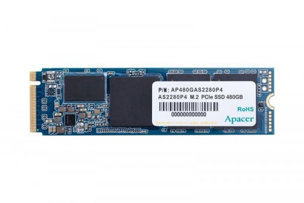 Dysk SSD Apacer AS2280P4 256GB M.2 PCIe NVMe Gen3 x4 2280 (1800/1100 MB/s) 3D TLC