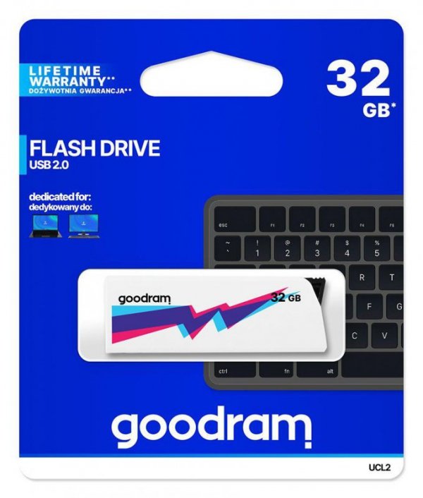 Pendrive GOODRAM UCL2 32GB USB 2.0 White