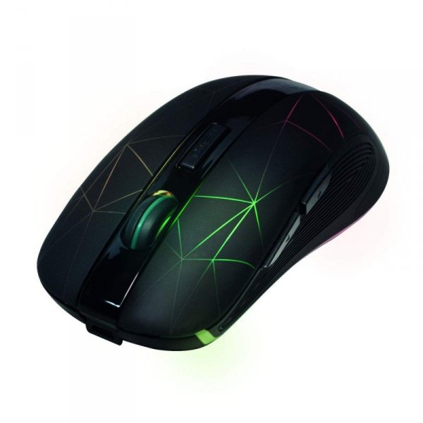 Mysz bezprzewodowa LogiLink ID0171 optyczna WiFi 2,4GHz, 1600 dpi czarno-zielona