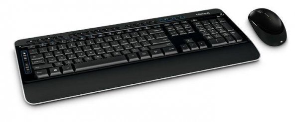 Zestaw bezprzewodowy klawiatura + mysz Wireless Desktop 3050 with AES czarny