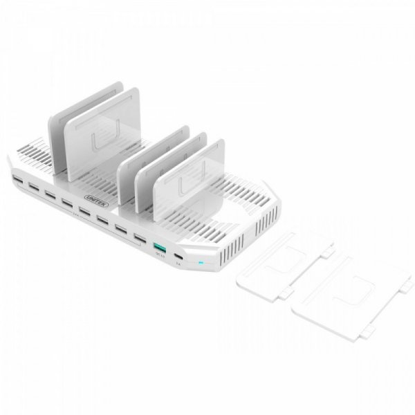 Stacja ładująca 10 x USB 160 W, QC3.0, USB-C, Y-2190