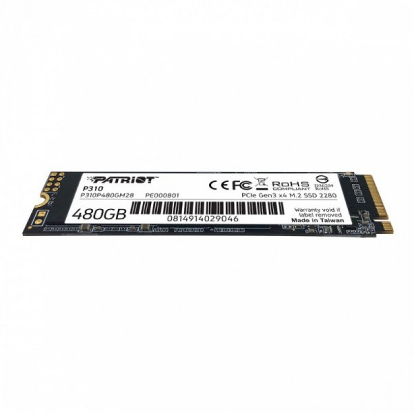 Dysk SSD P310 480GB M.2 2280 1700/1500 PCIe NVMe Gen3 x 4