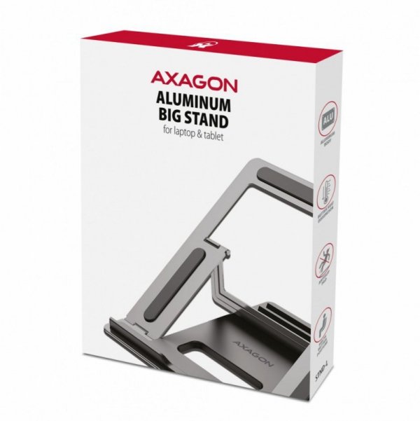 STND-L Podstawa do laptopów aluminiowa 10-16&quot;, 4 regulowane kąty nachylenia