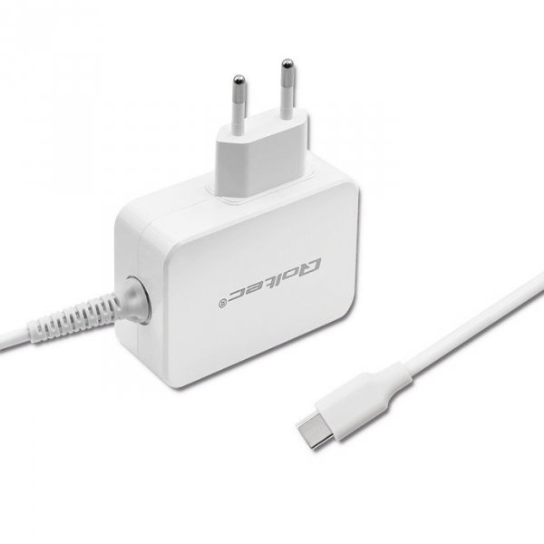 Zasilacz sieciowy 65W | 5-20.3V | 2-3.25A | USB typ C | PD |     Biały