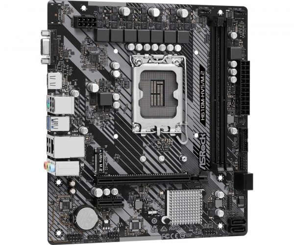 Płyta główna H610M-HVS/M.2 R2.0 s1700 2DDR4 D-Sub/HDMI mATX