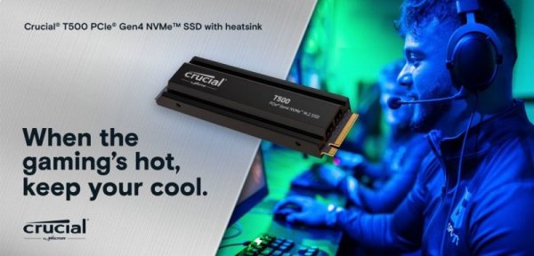 Dysk T500 500GB M.2 NVMe2280 PCIe 4.0  7200/5700