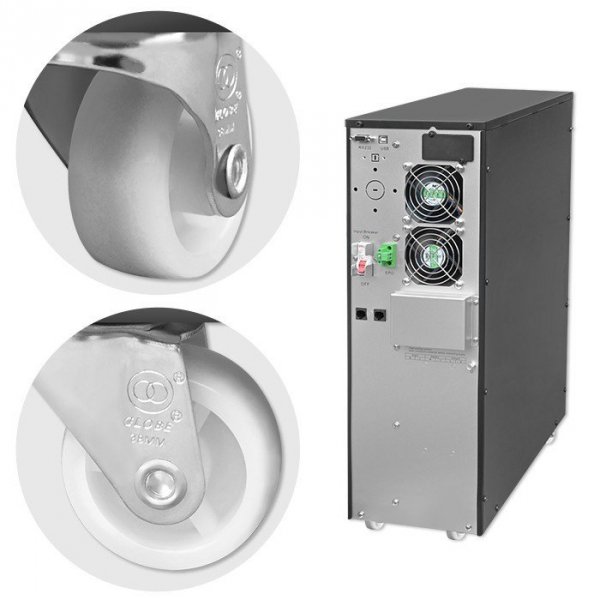 Zasilacz awaryjny UPS 10kVA | 10000W | Power Factor 1.0 | LCD |  EPO | USB | On-line