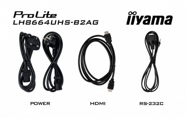 Monitor 86 cali LH8664UHS-B2AG,24/7,IPS,ANDROID.11,4K,3xHDMI,RJ45,    2xUSB,WiFi