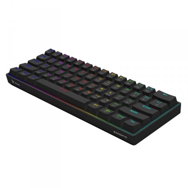 Klawiatura mechaniczna BLACKOUT X2  OUTEMU Red, Hot Swap