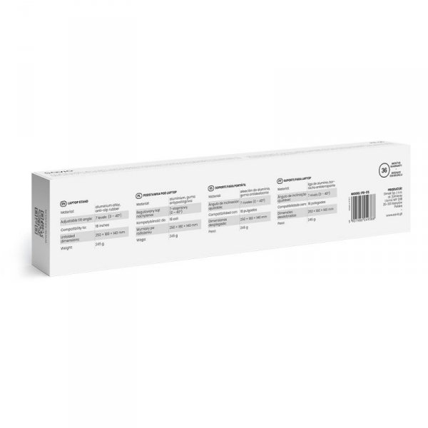 Przenośna podstawka biurowa pod laptop/tablet PB-05