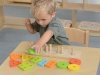 Drewniany Sorter Kształtów Kolorowe Klocki Masterkidz Montessori