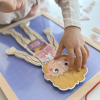 Tooky Toy Drewniane Puzzle Montessori Magnetyczne Nauka Anatomia Człowieka 78el.