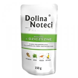 DOLINA NOTECI Premium bogata w dziczyznę - mokra karma dla psa - 150g